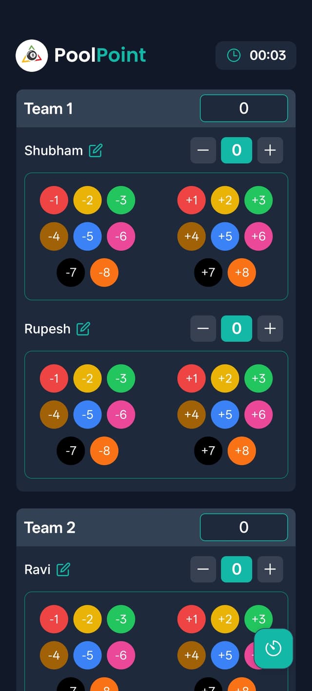PoolPoint screen 4
